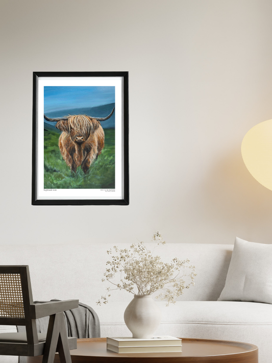 "Highland Cow" Heart of the Highland Series, Fine Art Print