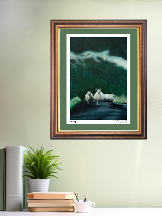 "Sheep" Heart of the Highland Series, Fine Art Print
