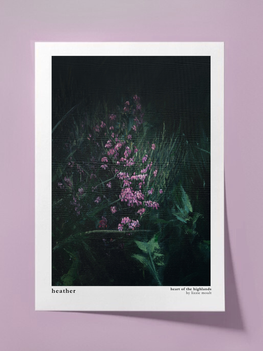 "Heather" Heart of the Highland Series, Fine Art Print