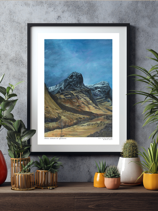 "Three Sisters of Glencoe" Heart of the Highland Series, Fine Art Print
