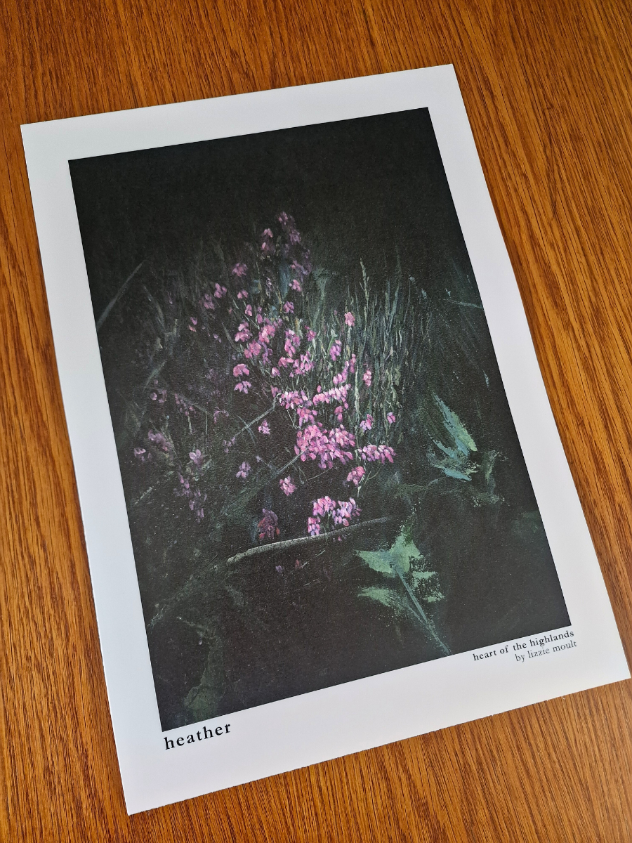 "Heather" Heart of the Highland Series, Fine Art Print