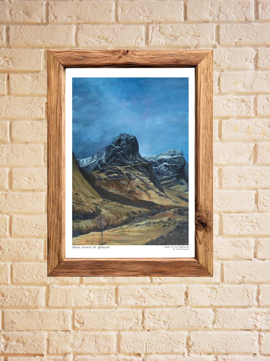 "Three Sisters of Glencoe" Heart of the Highland Series, Fine Art Print
