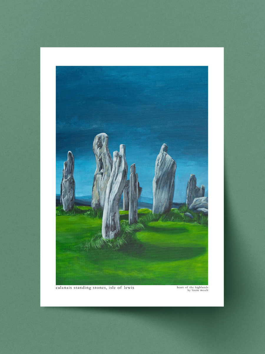 "calanais standing stones, isle of lewis" Heart of the Highland Series, Fine Art Print