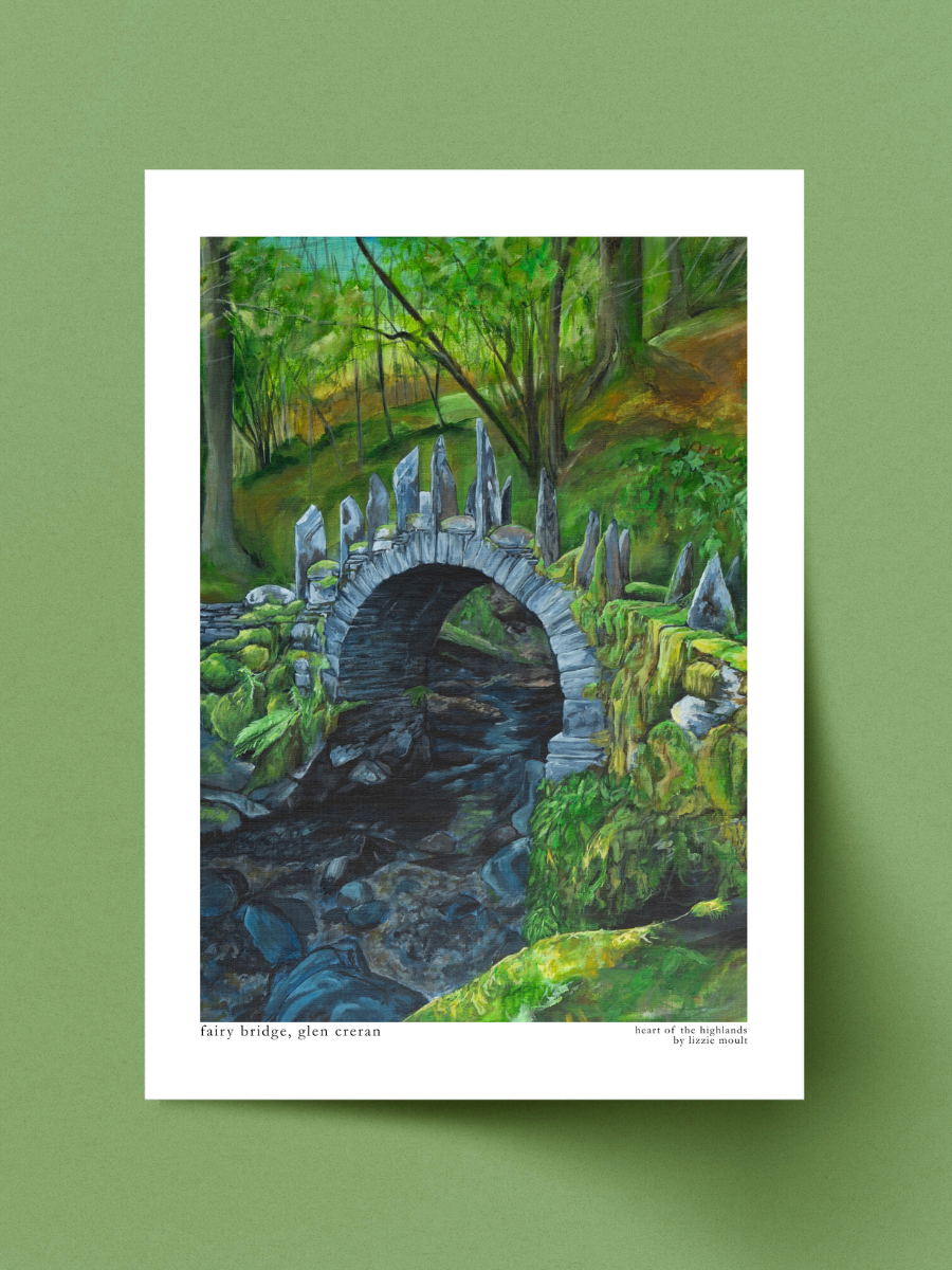 "fairy bridge, glen creran" Heart of the Highland Series, Fine Art Print
