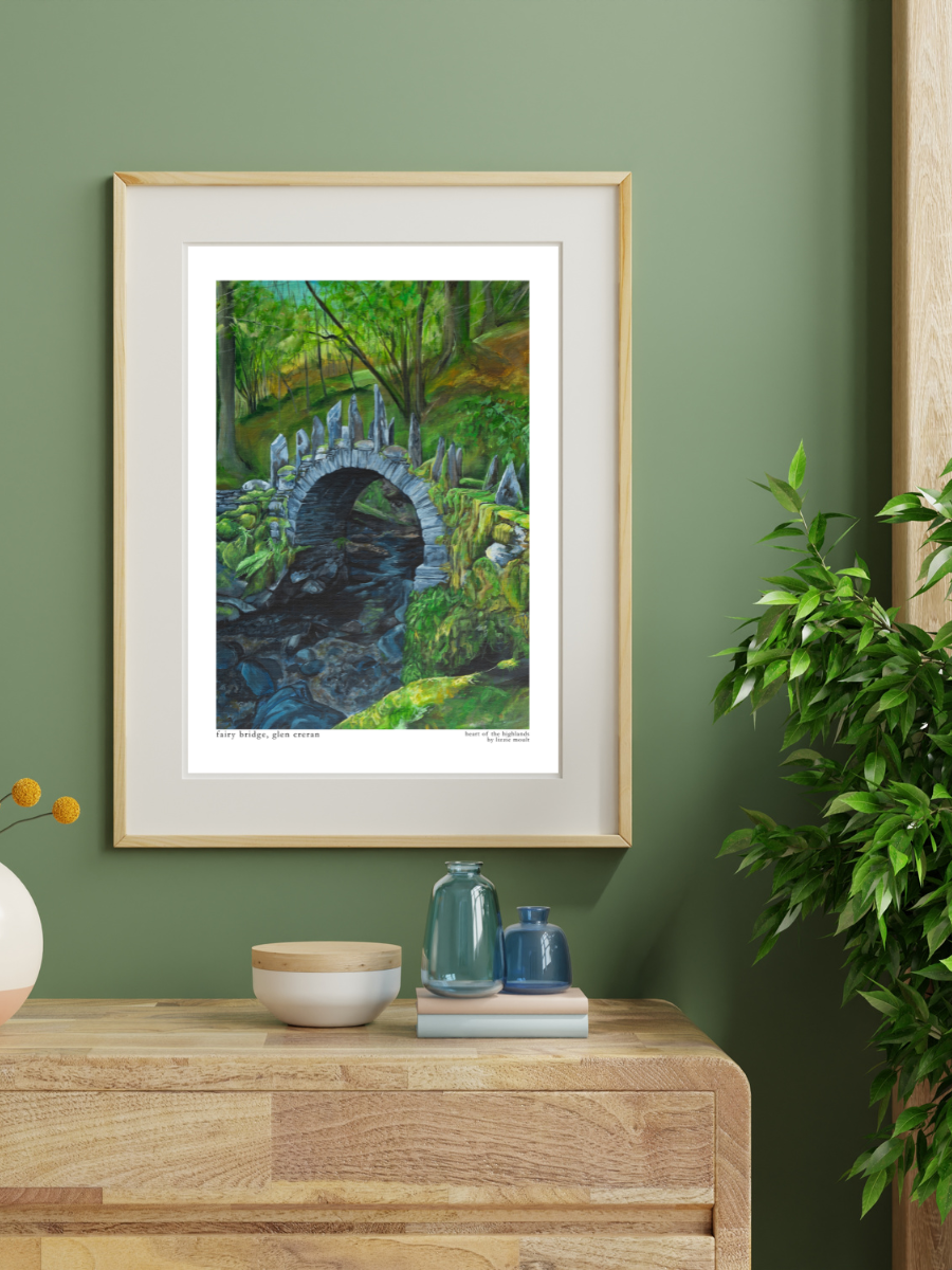 "fairy bridge, glen creran" Heart of the Highland Series, Fine Art Print