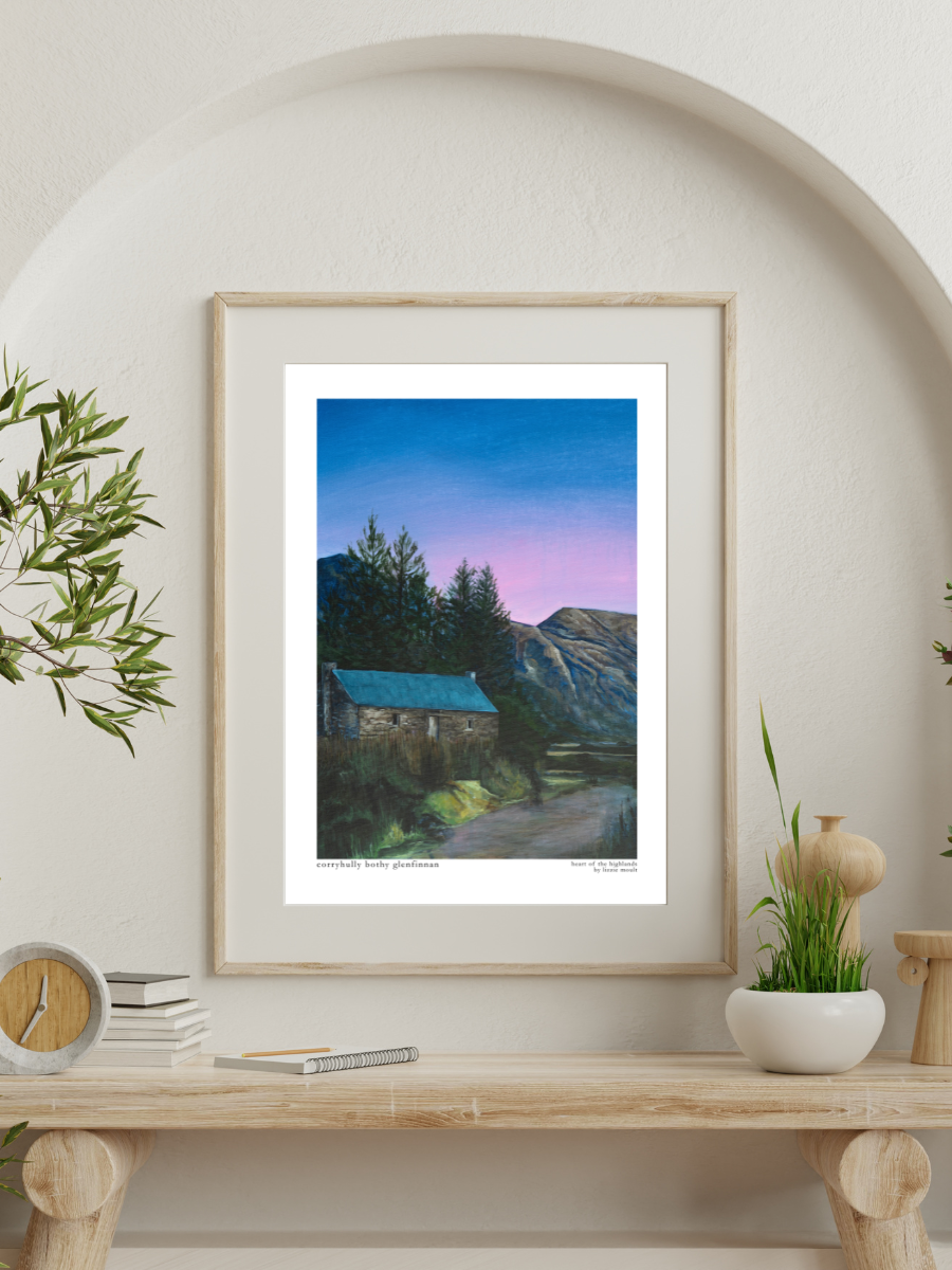 "corryhully bothy, glenfinnan" Heart of the Highland Series, Fine Art Print