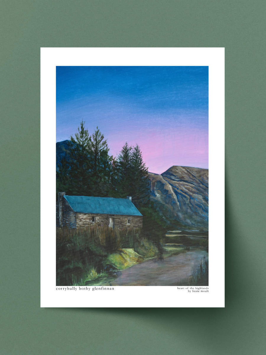 "corryhully bothy, glenfinnan" Heart of the Highland Series, Fine Art Print