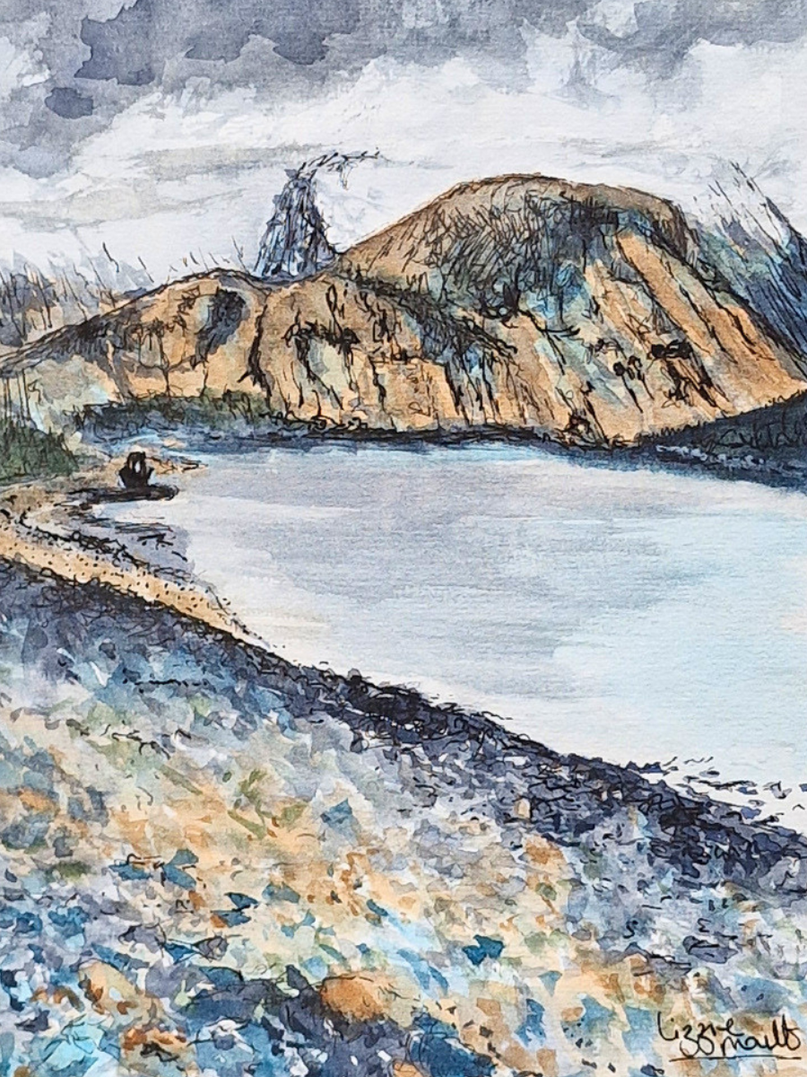 Shipwreck, Fort William - Watercolour