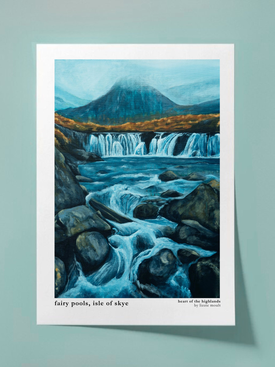 "Fairy Pools" Heart of the Highland Series, Fine Art Print