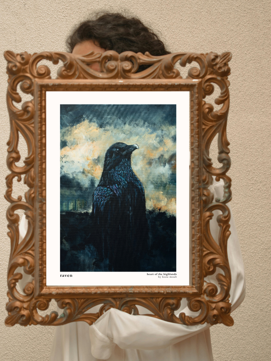 "Raven" Heart of the Highland Series, Fine Art Print