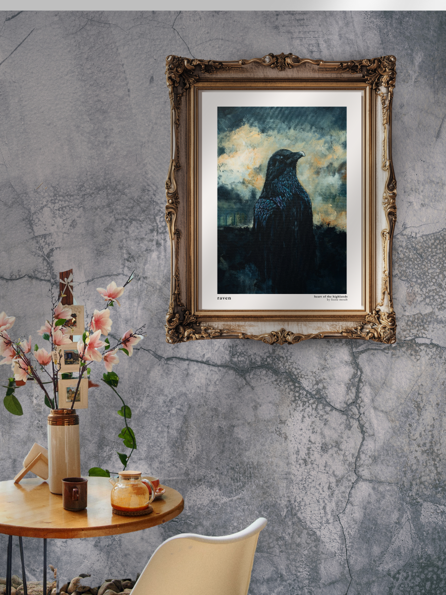 "Raven" Heart of the Highland Series, Fine Art Print