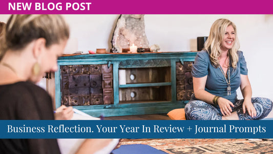 Business Reflection. Your Year In Review + Journal Prompts