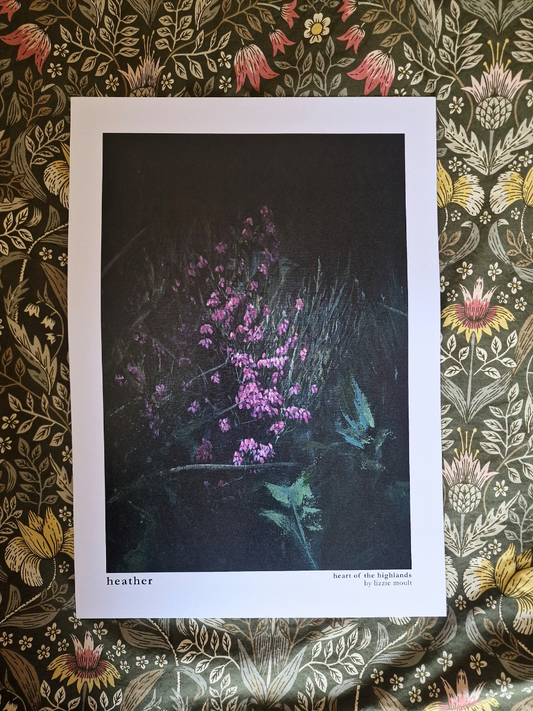 "Heather" Heart of the Highland Series, Fine Art Print