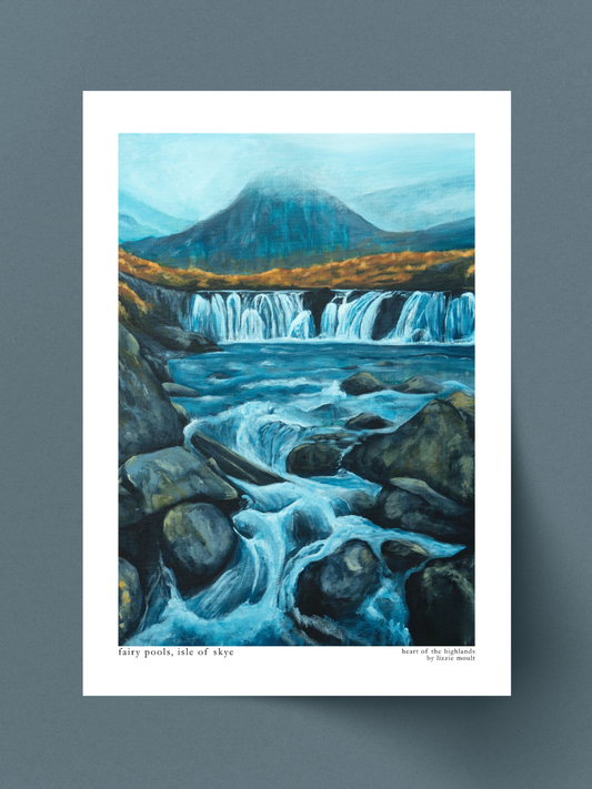"Fairy Pools" Heart of the Highland Series, Fine Art Print