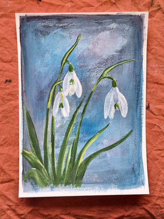Blue Snowdrops