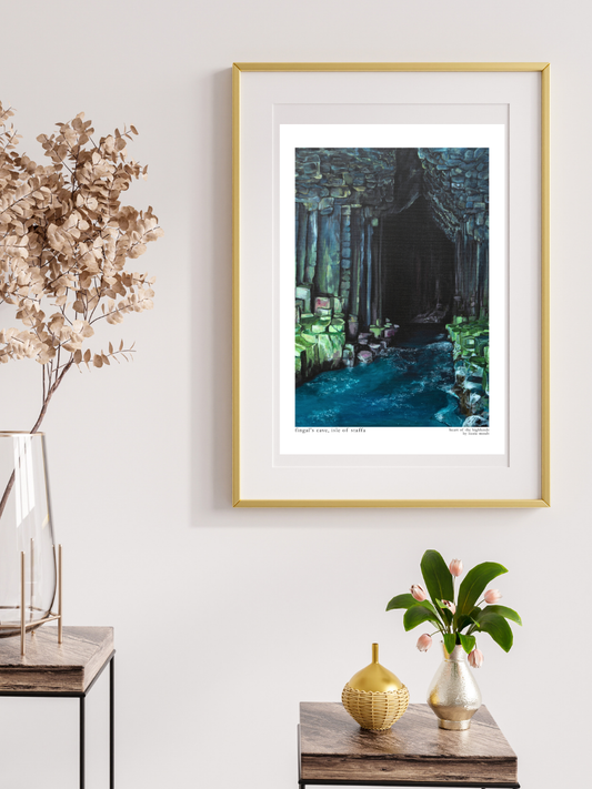 "Fingal's Cave, Isle of Staffa" Heart of the Highland Series, Fine Art Print