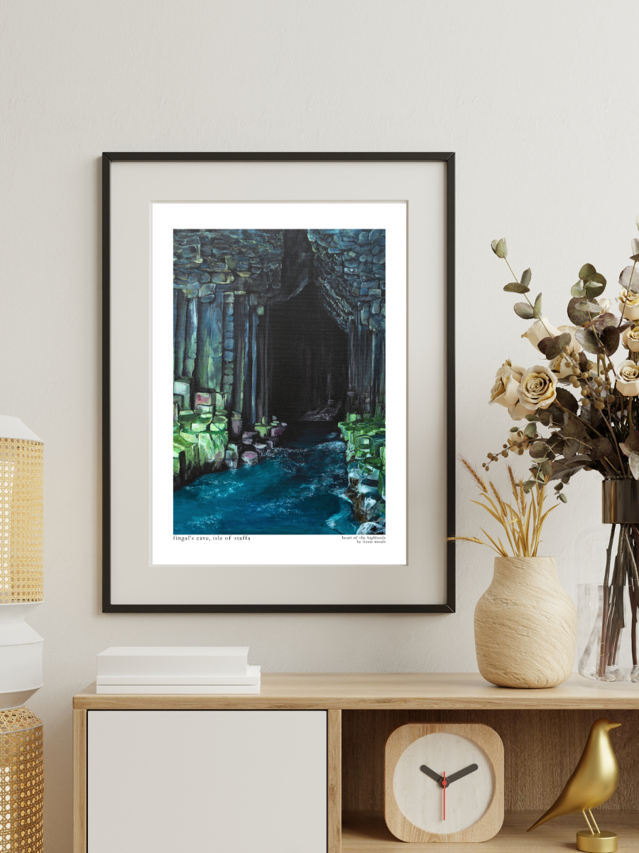 "Fingal's Cave, Isle of Staffa" Heart of the Highland Series, Fine Art Print