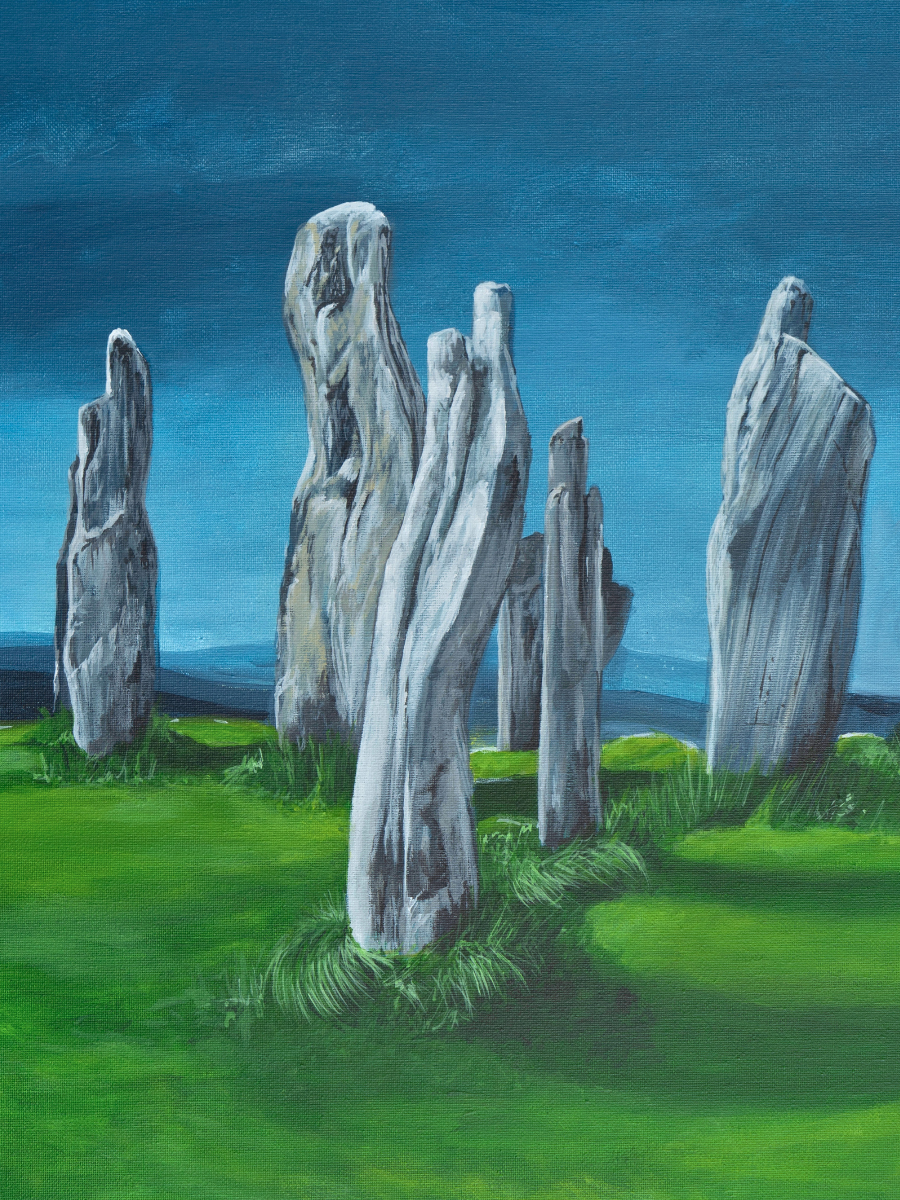 Calanais Standing Stones, Isle of Lewis - Original - Heart of the Highland Series