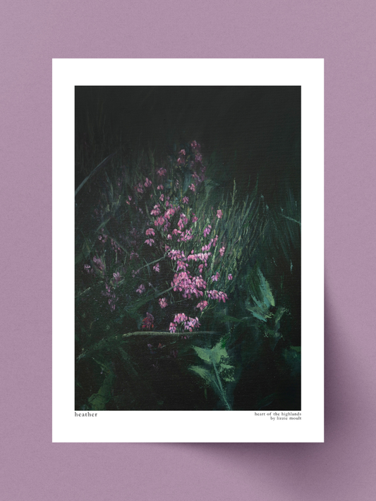 "Heather" Heart of the Highland Series, Fine Art Print