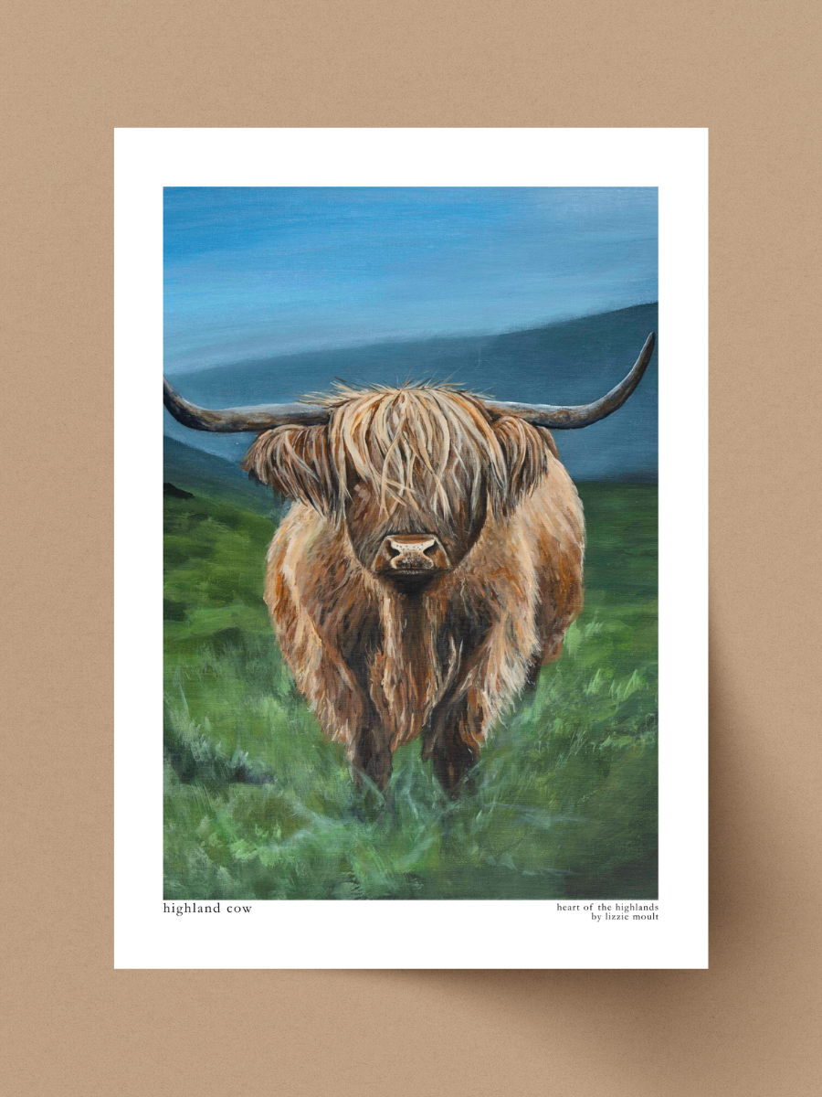"Highland Cow" Heart of the Highland Series, Fine Art Print