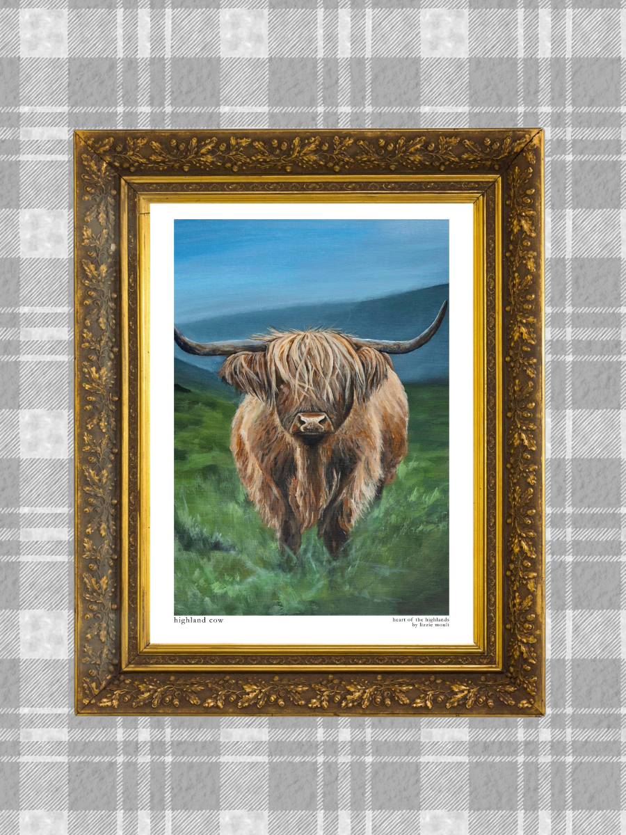 "Highland Cow" Heart of the Highland Series, Fine Art Print