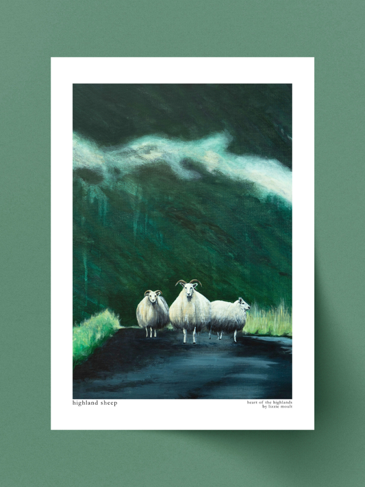 "Sheep" Heart of the Highland Series, Fine Art Print