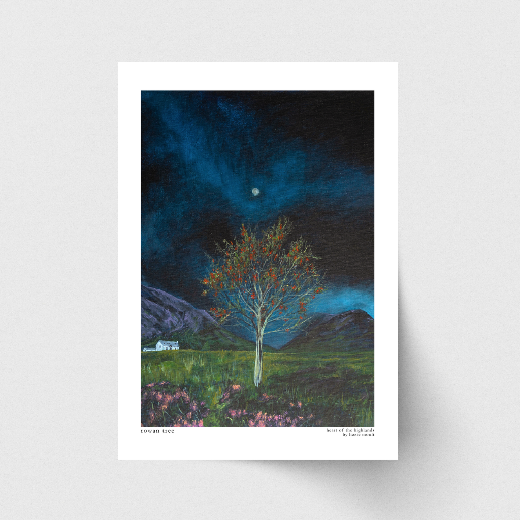 "Rowan Tree" Heart of the Highland Series, Fine Art Print