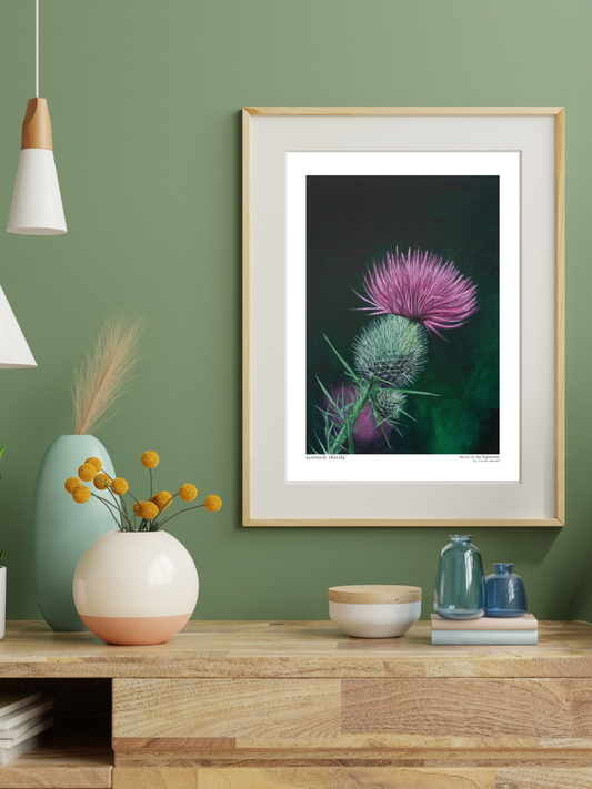 "Scottish Thistle" Heart of the Highland Series, Fine Art Print
