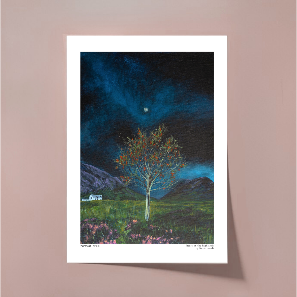 "Rowan Tree" Heart of the Highland Series, Fine Art Print