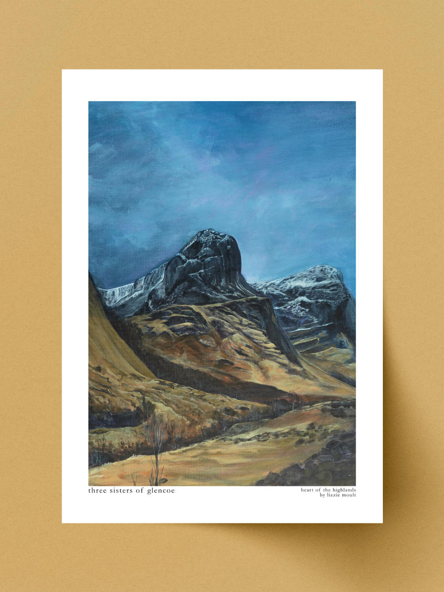 "Three Sisters of Glencoe" Heart of the Highland Series, Fine Art Print