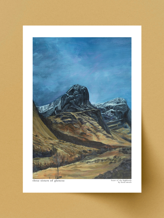 "Three Sisters of Glencoe" Heart of the Highland Series, Fine Art Print
