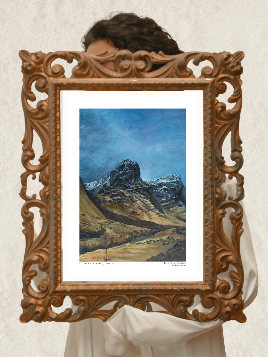 "Three Sisters of Glencoe" Heart of the Highland Series, Fine Art Print