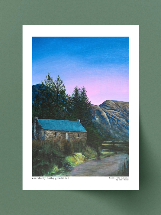 "Corryhully Bothy, Glenfinnan" Heart of the Highland Series, Fine Art Print