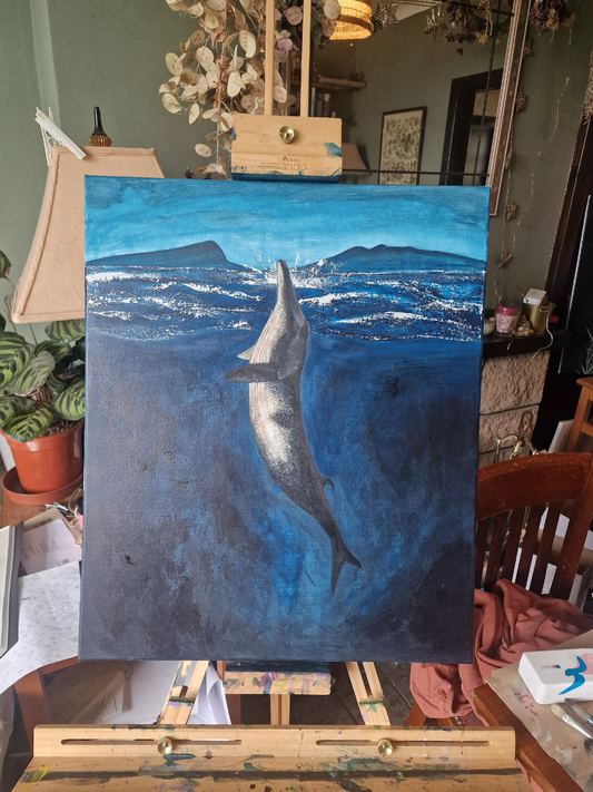 Minke Whale - Original - Heart of the Highland Series