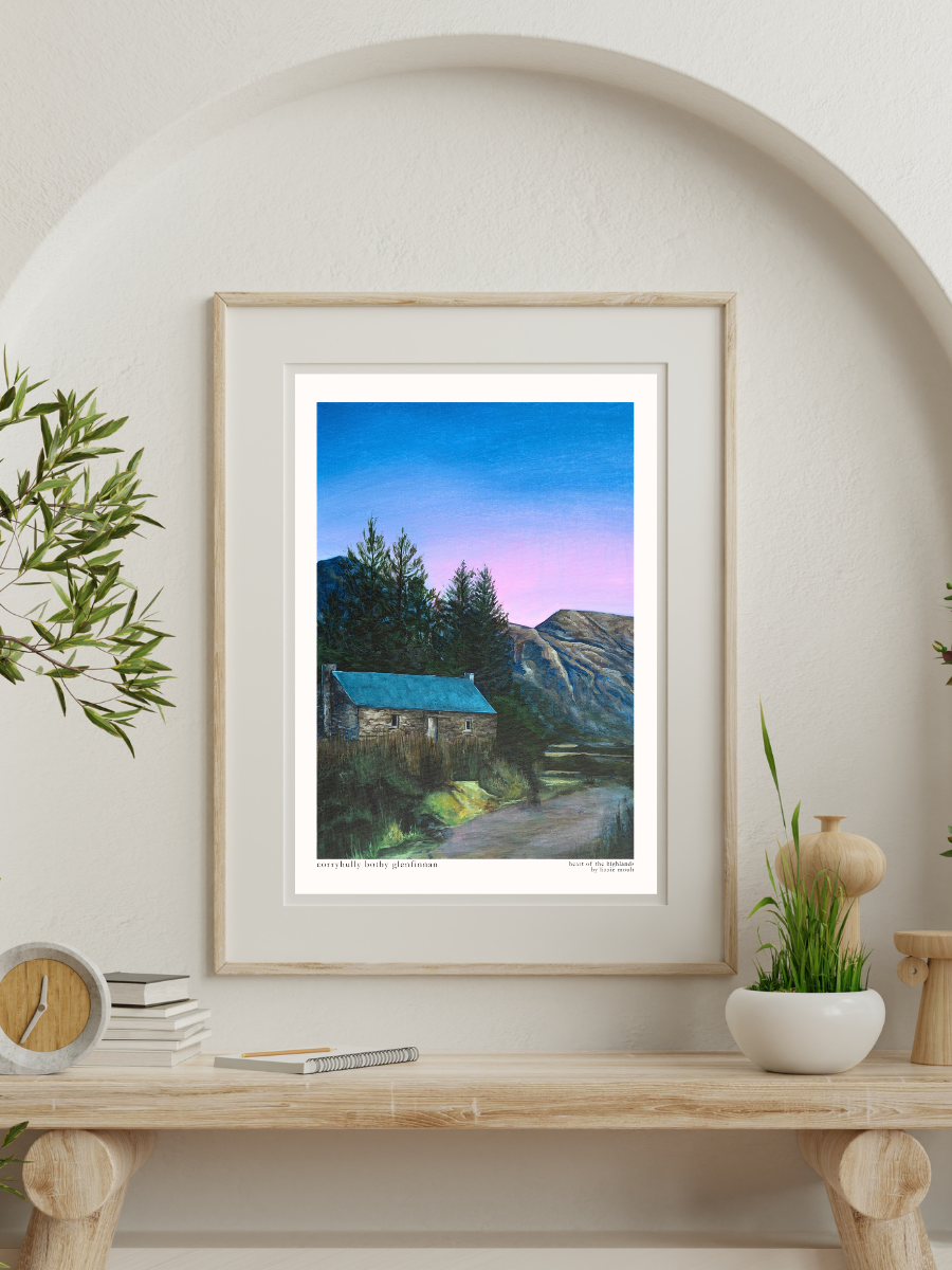 "Corryhully Bothy, Glenfinnan" Heart of the Highland Series, Fine Art Print