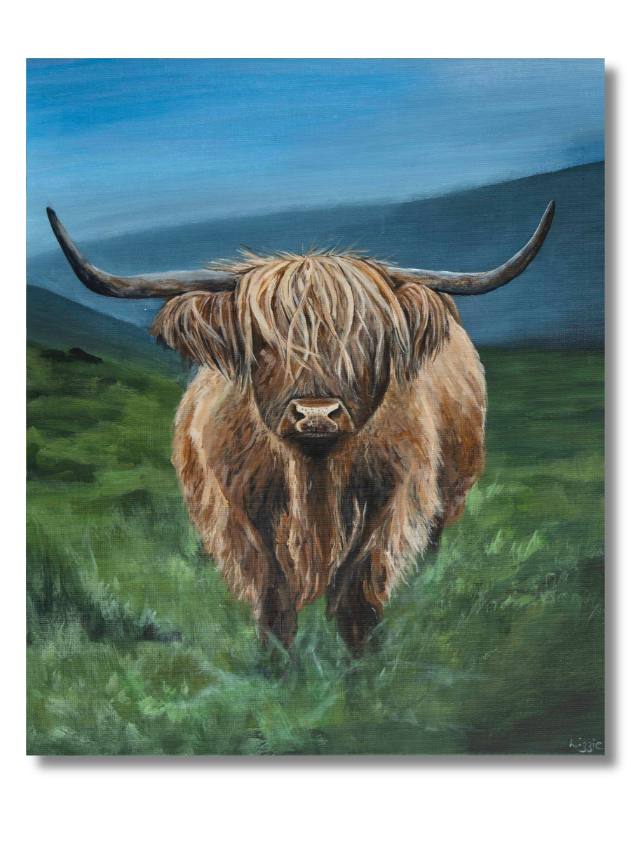 Highland Cow - Original - Heart of the Highland Series