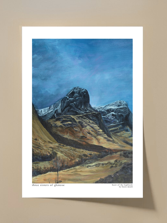 "Three Sisters of Glencoe" Heart of the Highland Series, Fine Art Print