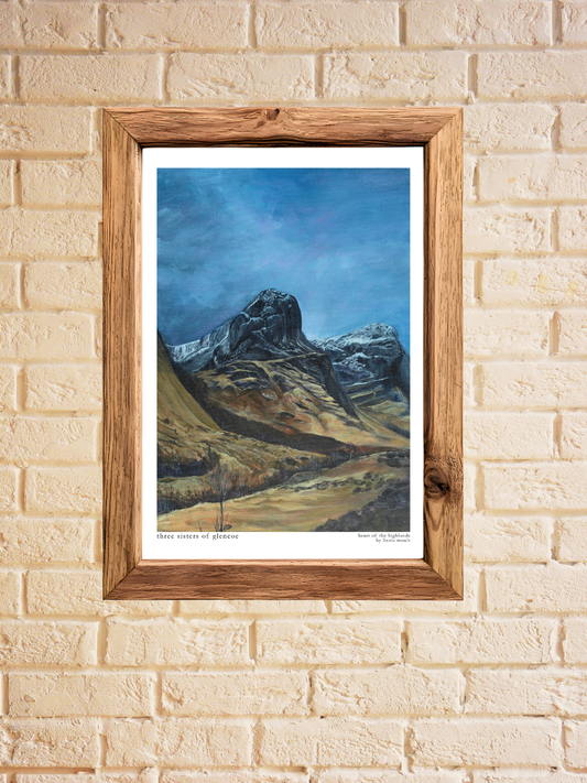 "Three Sisters of Glencoe" Heart of the Highland Series, Fine Art Print