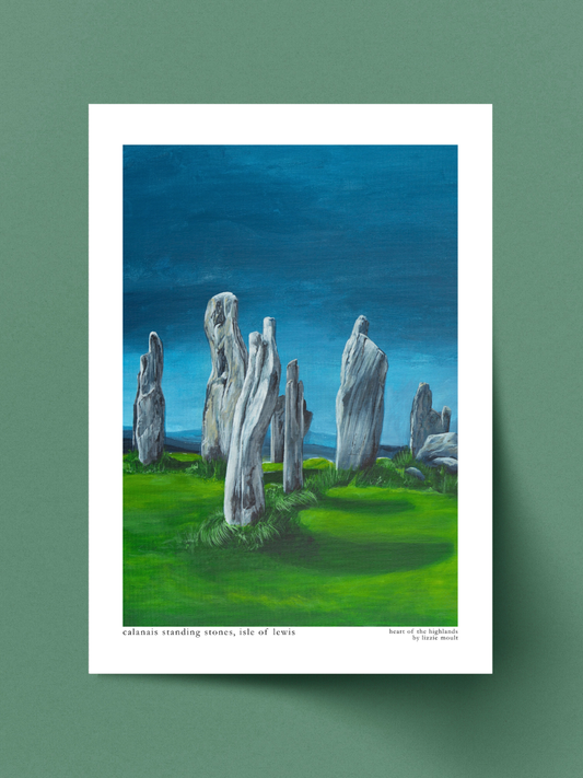 "calanais standing stones, isle of lewis" Heart of the Highland Series, Fine Art Print