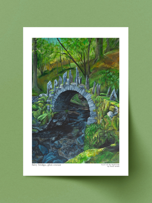 "fairy bridge, glen creran" Heart of the Highland Series, Fine Art Print