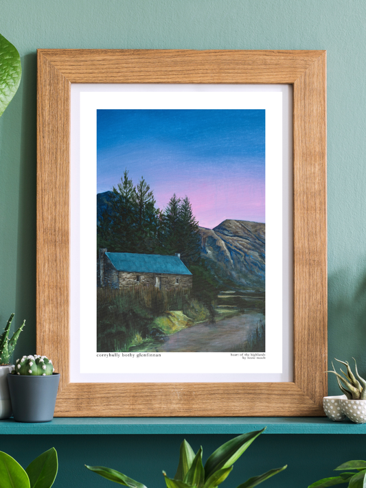 "corryhully bothy, glenfinnan" Heart of the Highland Series, Fine Art Print