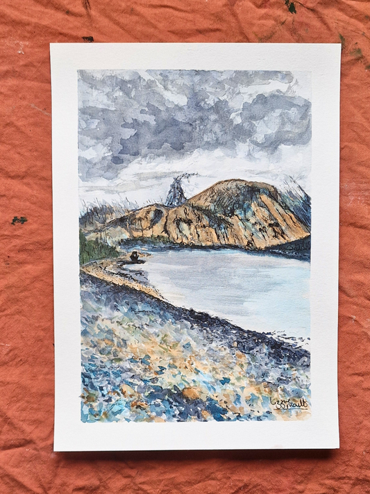 Shipwreck, Fort William - Watercolour