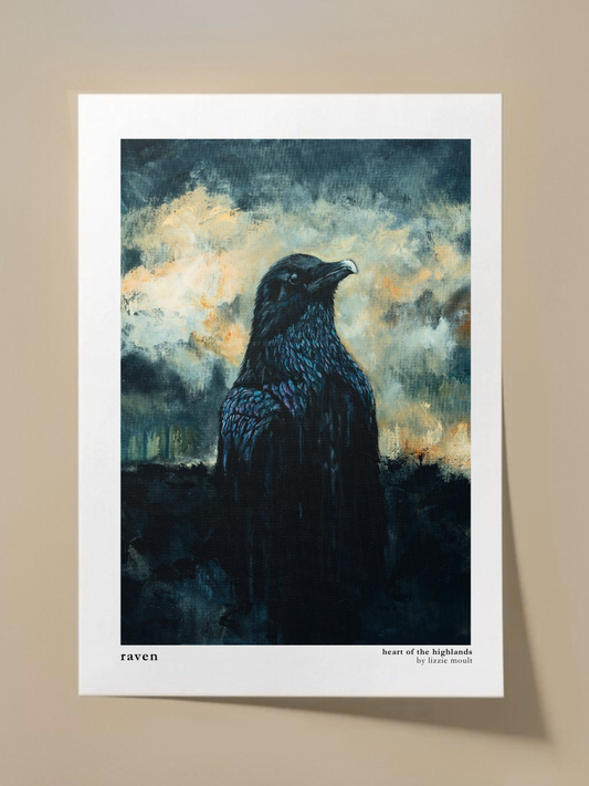"Raven" Heart of the Highland Series, Fine Art Print