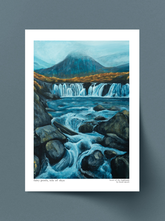 "Fairy Pools" Heart of the Highland Series, Fine Art Print