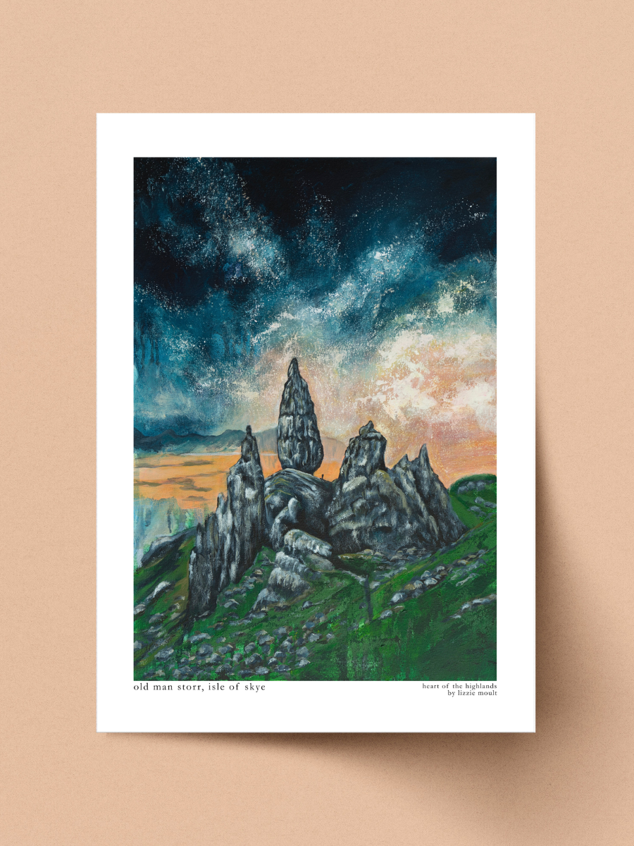 "Old Man Storr" Heart of the Highland Series, Fine Art Print