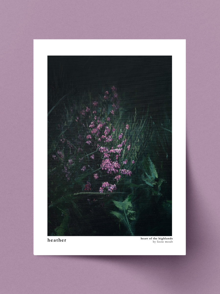 "Heather" Heart of the Highland Series, Fine Art Print