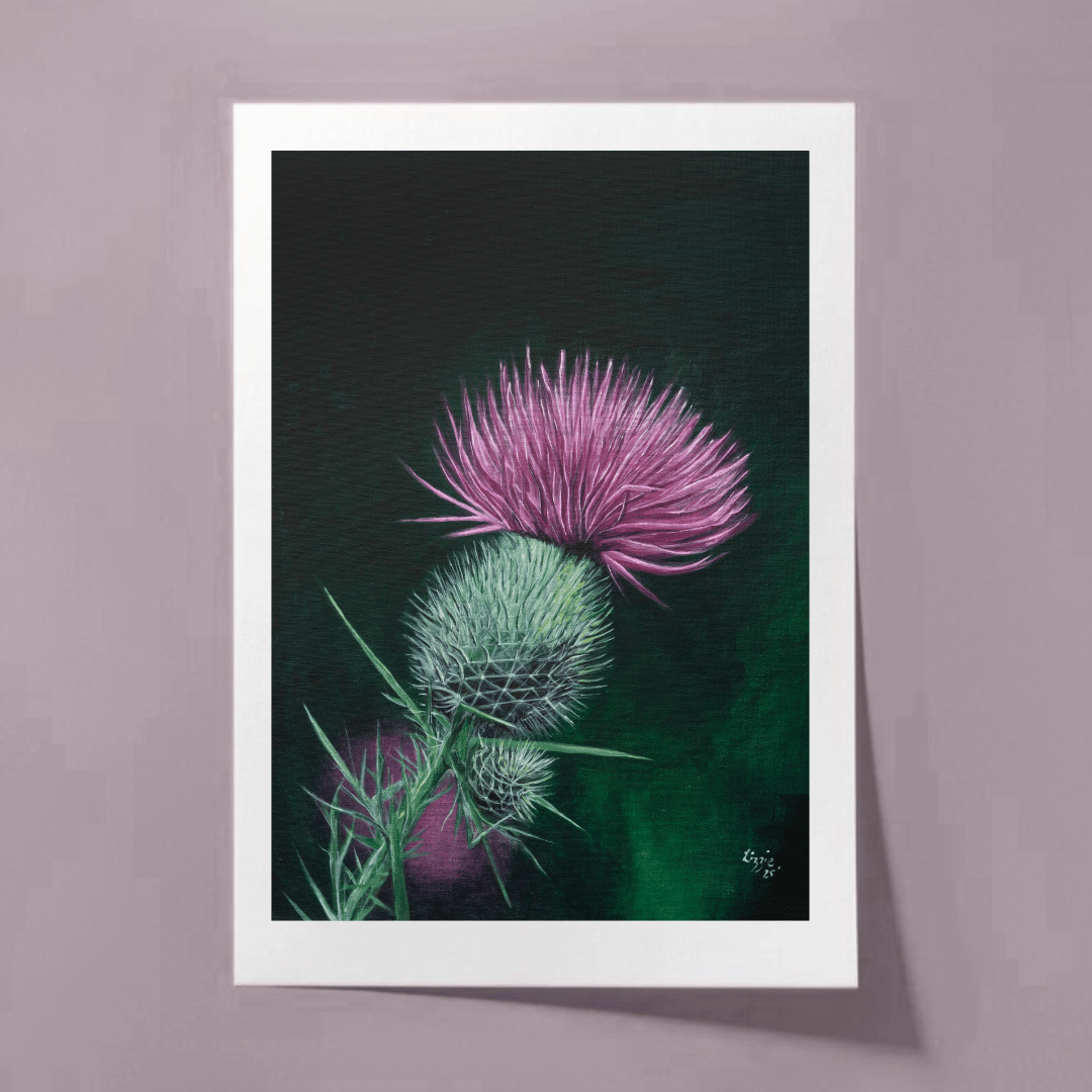 Scottish Thistle - Fine Art Print