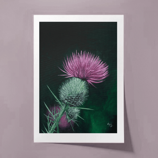 Scottish Thistle - Fine Art Print